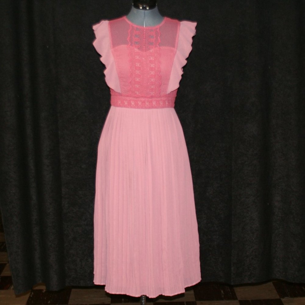 Mauve Chiffon/lace dress